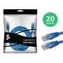 Cabo De Rede Internet Lan Utp Cat5e RJ45 20 Metros - 0181065 - CHIPSCE