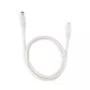 Cabo de Rede Patch Cord Cat5E 5 Metros Branco Pluscable PC-ETHU50WH