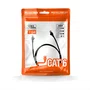 Cabo de Rede Patch Cord CAT6 5 Metros Plus Cable PC-ETH6U50BK Preto