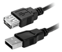 CABO EXTENSOR USB 2.0 A MACHO X A FÊMEA 1,8M USM-101 PRETO