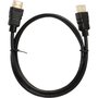 Cabo HDMI 2.0 Fortrek 4K-01 1M Preto, 4K, Revestimento em PVC, Conectores HDMI Macho