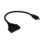 Cabo HDMI Divisor Splitter Y 1 Macho para 2 Fêmea