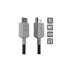 Cabo HDMI Ultra 2.1 8K 1080/144hz 1 Metro Nylon PCYES PHU21P