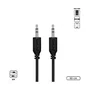 Cabo P2 3,5mm P/P2 3,5mm 60 cm PCYES P35M-06 Preto