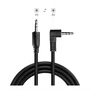 Cabo P2 3,5mm P/P2 3,5mm 90° 1 m PCYES P2PR-1 Preto