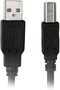 CABO USB A/B 2.0 3M PC-USB3001 PRETO
