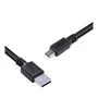 Cabo USB A 2.0 para Mini USB B 2.0 2 Metros Preto PCYes PUANM2-2