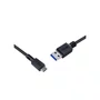 Cabo USB-A 3.0 para Tipo-C 1m PCYes P3UACP-01 Preto
