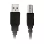Cabo USB A/B 2.0 1.8m PlusCable PC-USB1801 Preto
