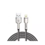 Cabo USB-A P/Lightning 27W 1M Trançado Hrebos CB-251i Preto