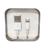 Cabo USB para iPhone FCA-O51, 1 Metro, 2.1A – Branco, Carregamento Rápido e Sincronização Estável