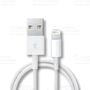 Cabo USB para iPhone FCA-O51, 1 Metro, 2.1A – Branco, Carregamento Rápido e Sincronização Estável