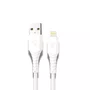 Cabo USB para Lightning ELG L812W 1,2m 2.4A 12W Branco