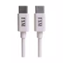 Cabo USB Tipo-C para Tipo-C 1,2 m 3A 60W FAM FCA-C1C Branco
