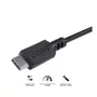 Cabo USB Tipo C P/USB B 2.0 1M PCYES PUCBP-1 Preto