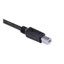 Cabo USB Tipo C P/USB B 2.0 1M PCYES PUCBP-1 Preto