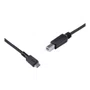 Cabo USB Tipo C P/USB B 2.0 1M PCYES PUCBP-1 Preto