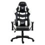 Cadeira Gamer Giratória DN3 Preto/Branco - DRAXEN