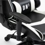 Cadeira Gamer Giratória DN3 Preto/Branco - DRAXEN
