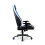 Cadeira Gamer Premium SE1020 Reclinável  Azul/Branco/Preto
