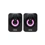 Caixa de Som Gamer Vinik Galaxy 6W 2.0 LED Rainbow VSPKG6WGL