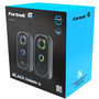 Caixa de Som Soundbar Gamer USB P2 2x3w Black Hawk Preta - Fortrek