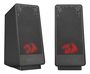 CAIXA DE SOM USB GAMER 6W RMS RANCH PRETO/VERMELHA GS513