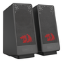 CAIXA DE SOM USB GAMER 6W RMS RANCH PRETO/VERMELHA GS513