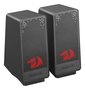 CAIXA DE SOM USB GAMER 6W RMS RANCH PRETO/VERMELHA GS513