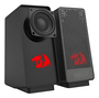 CAIXA DE SOM USB GAMER 6W RMS RANCH PRETO/VERMELHA GS513