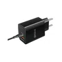 Carregador De Parede Turbo 20W Usb-A/Usb-C C/Cabo 1M Hrebos CRG-154CC Preto