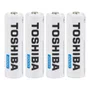 Carregador de Pilhas USB Toshiba TNHC-6GME4 CB com 4 Pilhas AA