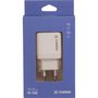 Carregador Duplo Fortrek FK 110B, USB-C 20W + USB-A 18W, Rápido, Seguro e Compacto - Branco
