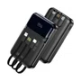 Carregador Portátil 10.000mAh 22.5W C/Cabos Acoplados Hrebos PB-203BK Preto