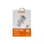 Carregador Veicular USB-A/USB-C 20W Turbo S/cabo Kaidi KD-521 Branco