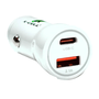 CARREGADOR VEICULAR USB/USB-C TURBO PD 45W XC-V16USB BRANCO