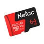 Cartão de Memória 64GB Micro SD P500 Extreme Pro c/ Adaptador Netac NT02P500PRO-064G-R
