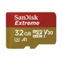 Cartão De Memória Micro SD 32GB Extreme C/Adaptador Sandisk SDSQXAF-032G-GN6AA