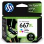 Cartucho HP Original 667XL 3YM80AL Colorido 8ML