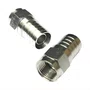 Conector F P/Crimpar RG6 Vinik EV15 Pacote C/10 Und