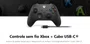 CONTROLE XBOX X/S SEM FIO COM BLUETOOTH + CABO USB-C 1V8-00013 PRETO