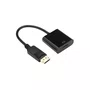 Conversor Adaptador DisplayPort para HDMI Fêmea Preto