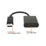 Conversor DisplayPort x HDMI Fêmea Paralelo Preto
