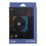 Cooler p/ Gabinete Fortrek Frosty Rainbow 120mm Preto