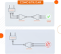Emenda Divisora RJ45 LA-E20 – Conexão Estável, Compacta e Fácil de Usar – Preto