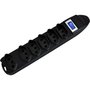 Filtro de Linha Fortrek PST101, 6 Tomadas, Bivolt, 1m - Preto