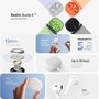 Fone de Ouvido Bluetooth Xiaomi,  Redmi Buds 4 Lite,  Preto