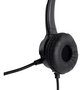 FONE DE OUVIDO HEADSET CORP DUO USB TELEMARKETING VK500 PRETO