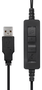 FONE DE OUVIDO HEADSET CORP DUO USB TELEMARKETING VK500 PRETO