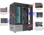 Gabinete Gamer CG-01A9 Bifrost 6 Led Rgb Preto CG01A9RH001 - KMEX